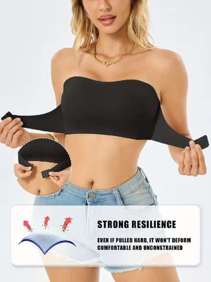 Poftik Bandeau Bra
                          Full Coverage