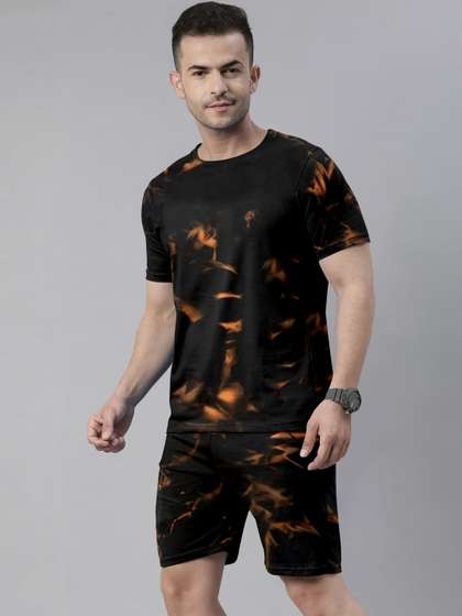 QOSHA Men Printed
                        Night suit