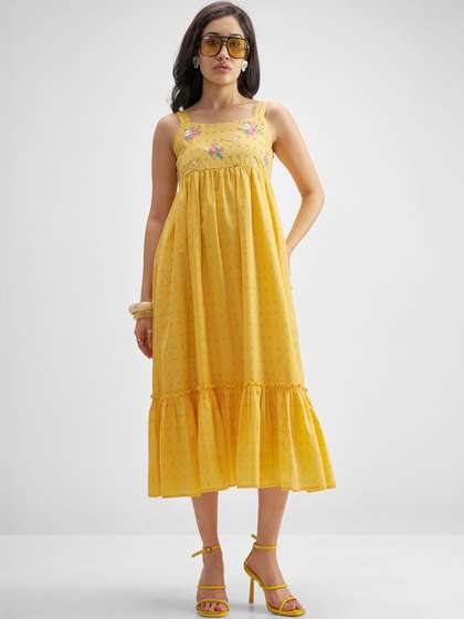 Vishudh A-Line
                          Midi Dress