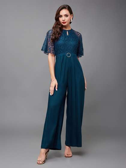 Miss Chase Self
                        Design Basic Jumpsuit