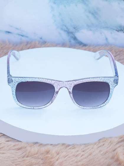 DukieKooky Unisex Kids
                    Black Lens & Pink Wayfarer Sunglasses with