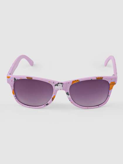 DukieKooky Unisex Kids
                    Black Lens & Purple Wayfarer Sunglasses with