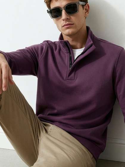 DAMENSCH Ultra Soft
                        High Neck Pullover Sweatshirt