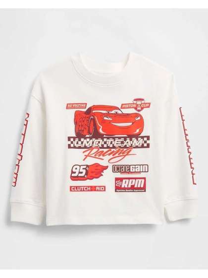 GAP Printed Cotton Round
                    Neck Pullover Sweatshirts