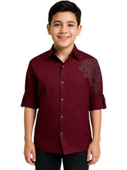 CHARCHIT Boys Comfort
                      Party Shirt