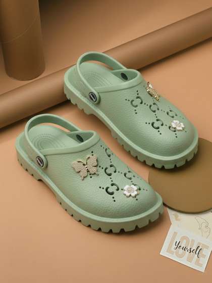 Action Plus Women
                          Embellished Clogs