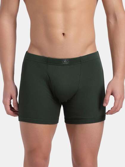 Jockey Combed Cotton
                        Rib Boxer Brief with Ultrasoft And Durable
                        Waistband-8008