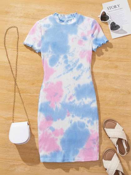 Sangria Infant Girls
                    Printed Round Neck Maxi Dress