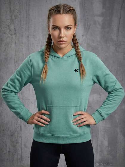 HRX by Hrithik
                          Roshan Women Hooded Sweatshirt