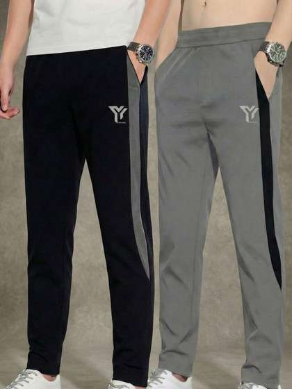 YUNEK Men Pack of 2
                        Rapid Regular Track Pants