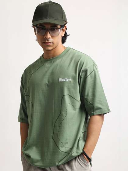 Maniac Men Typography
                      Printed T-shirt
