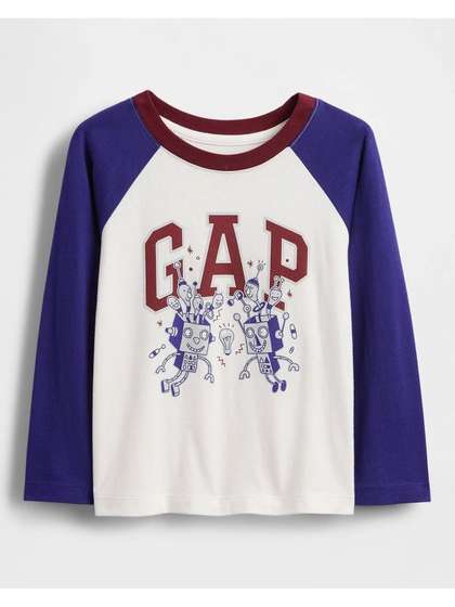 GAP Boys Printed Cotton
                    Round Neck Relaxed Fit Tshirts