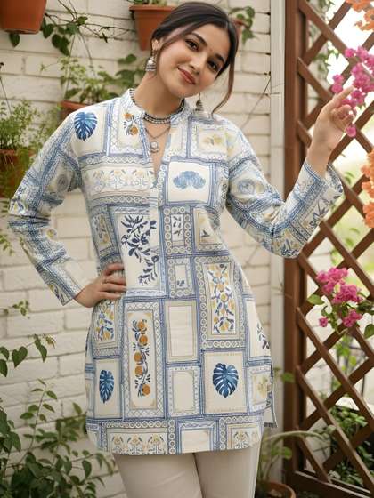 Anouk Mirage
                        Botanical Printed Pure Cotton Kurti