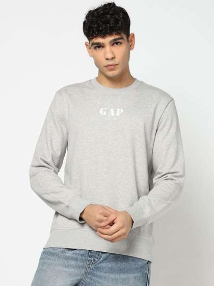 GAP Printed Round
                          Neck Crew Neck Pullover Sweatshirts