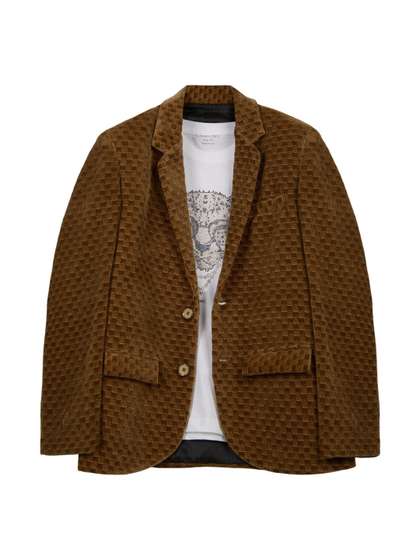 CHARCHIT Single Breasted
                    Blazer With T-shirt