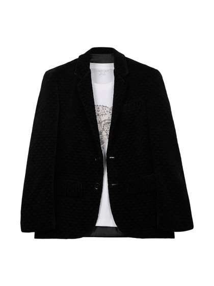 CHARCHIT Single Breasted
                    Blazer With T-shirt