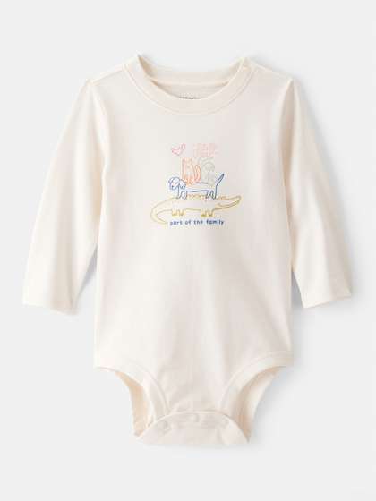 Carter's Baby Family
                    Cotton Full Sleeve Graphic Print Bodysuit