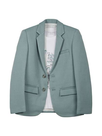 CHARCHIT Single Breasted
                    Blazer With T-shirt