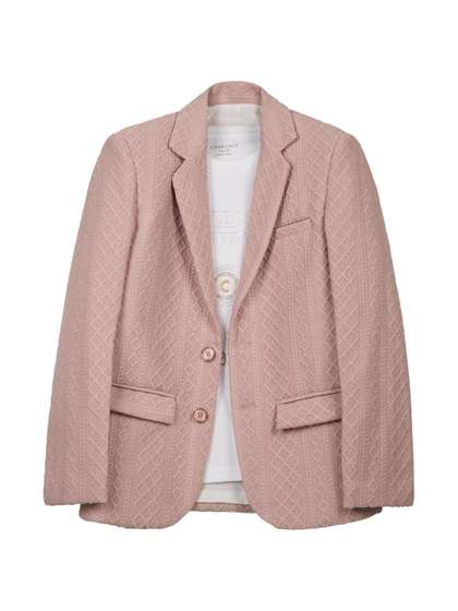 CHARCHIT Single Breasted
                    Blazer With T-shirt