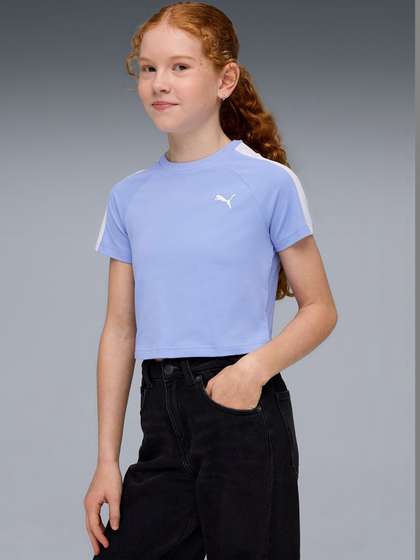 Puma T7 Girl's Cropped
                    Sport Tee