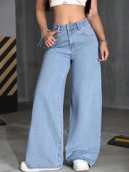 KASHIANXSTYLE
                          Women Relaxed Fit High-Rise Jeans