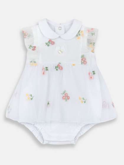 Chicco Infant Girls
                    Embroidered Bodysuit