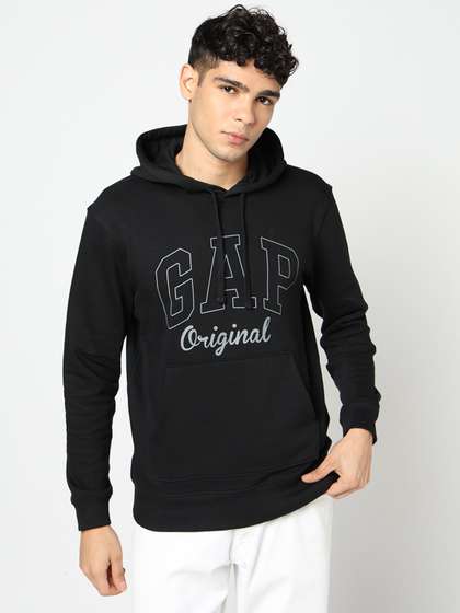 GAP Men Logo Print
                        Hooded Hoodie Sweatshirt
