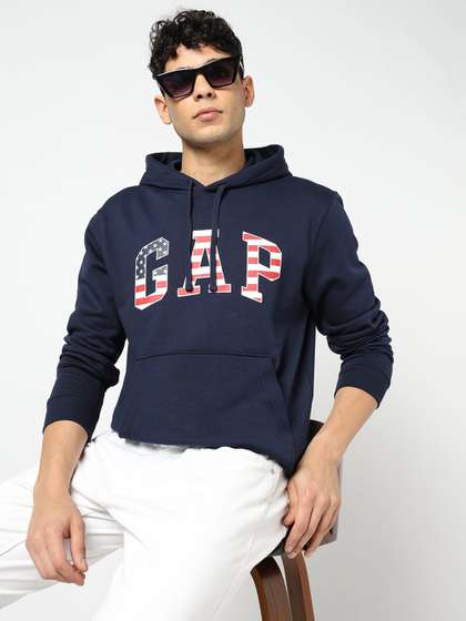 GAP Men Logo Print
                        Hooded Neck Hoodies Sweatshirt