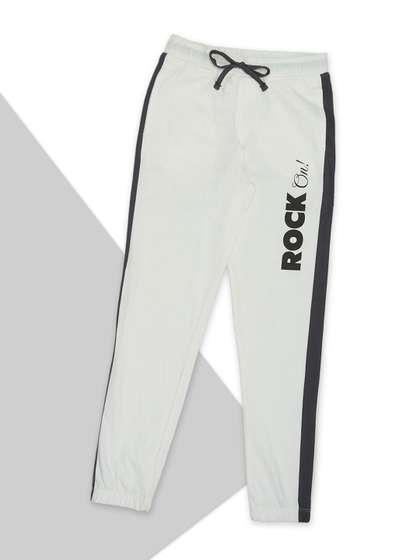 Pantaloons Junior Boys
                    Typography Printed Cotton Joggers