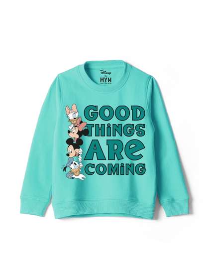 Wear Your Mind Girls
                    Printed Sweatshirt
