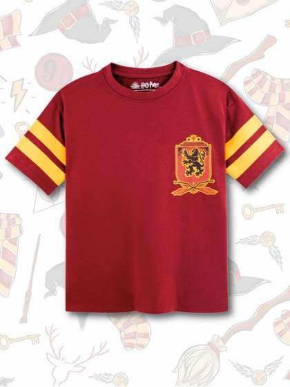Nap Chief Kids Unisex
                    Harry Potter Quidditch 07 Printed Oversized T-shirt