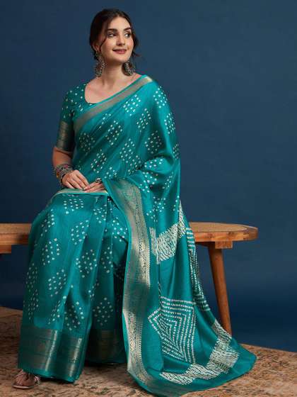 Sangria Printed
                          Daily Wear Saree With Unstitched Blouse