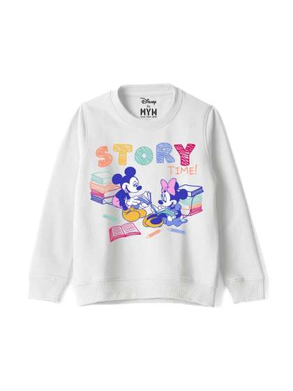 Wear Your Mind Girls
                    Printed Sweatshirt