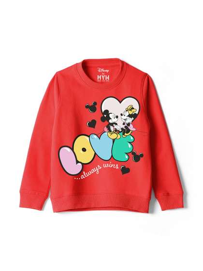 Wear Your Mind Girls
                    Printed Sweatshirt