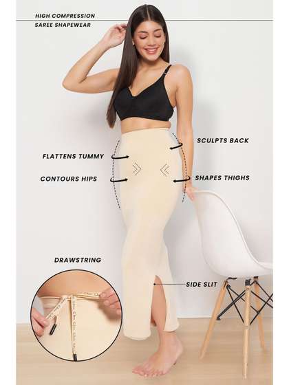 Clovia Saree
                        Shapewear With Side Slit