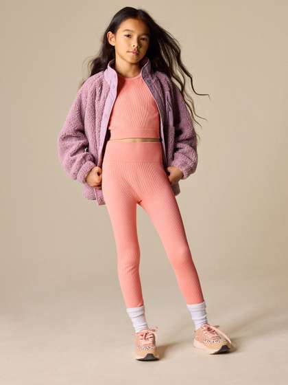 NEXT Girls Seamless
                    Ribbed High Waist Leggings