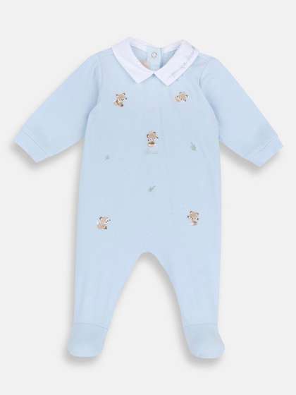 Chicco Boys Embroidered
                    Sleepsuit