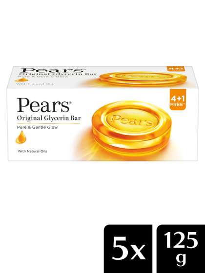 Pears Unisex Set of
                        4 Pure & Gentle Bathing Bars with 1 Free
                        Bathing Bar