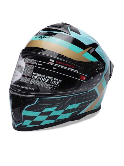VEGA Zap DV Alliance ISI
                    and DOT Certified Full Face Helmet