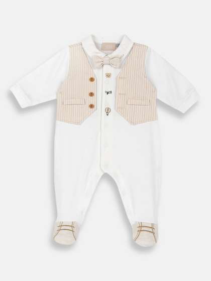 Chicco Boys Embroidered
                    Sleepsuit