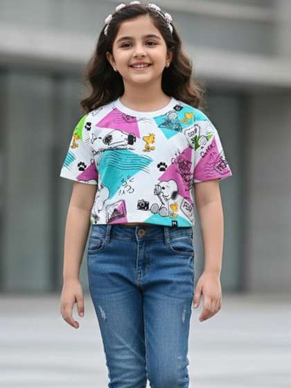YK X Minute Mirth Girls
                    Cotton Tops
