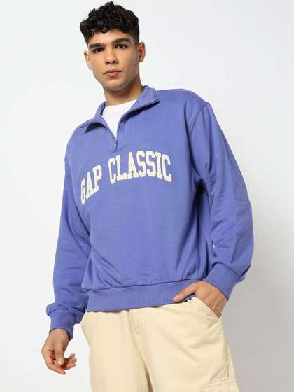 GAP Cotton High Neck
                      Regular Pullover Sweatshirts