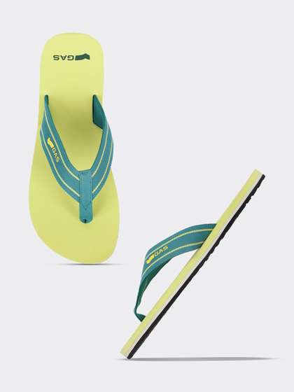 GAS Men UrbanFlow Yellow
                    Blue Flipflops
