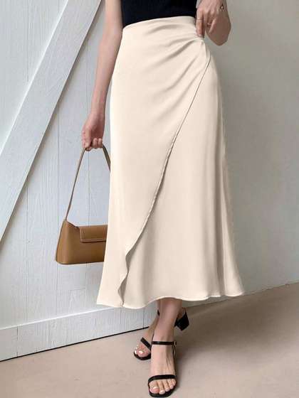 StyleCast x Revolte
                        Wrap Midi Skirts