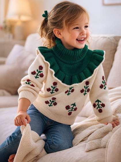 Little Surprise Box
                    Girls Floral Cardigan