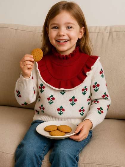 Little Surprise Box
                    Girls Floral Cardigan