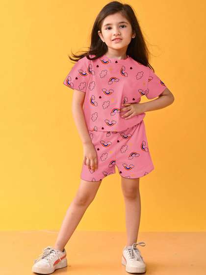 LITBABY Girls Printed
                    Maxi Nightdress