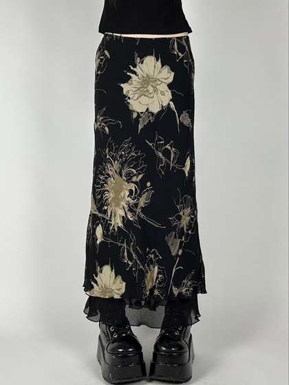 StyleCast x Revolte
                        Printed Polyester Maxi A-Line Skirts