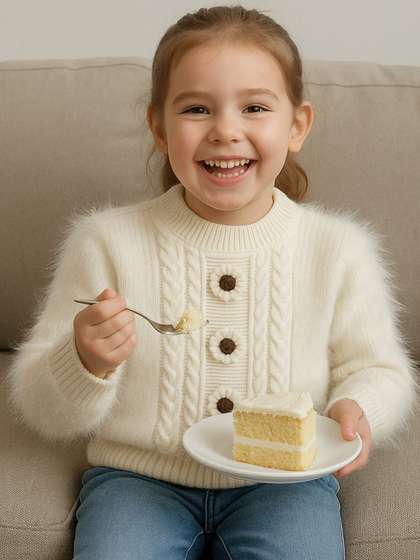 Little Surprise Box
                    Girls Cable Knit Cardigan