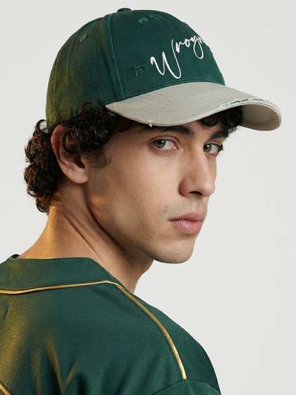 WROGN Unisex
                      Colourblocked Cotton Baseball Cap